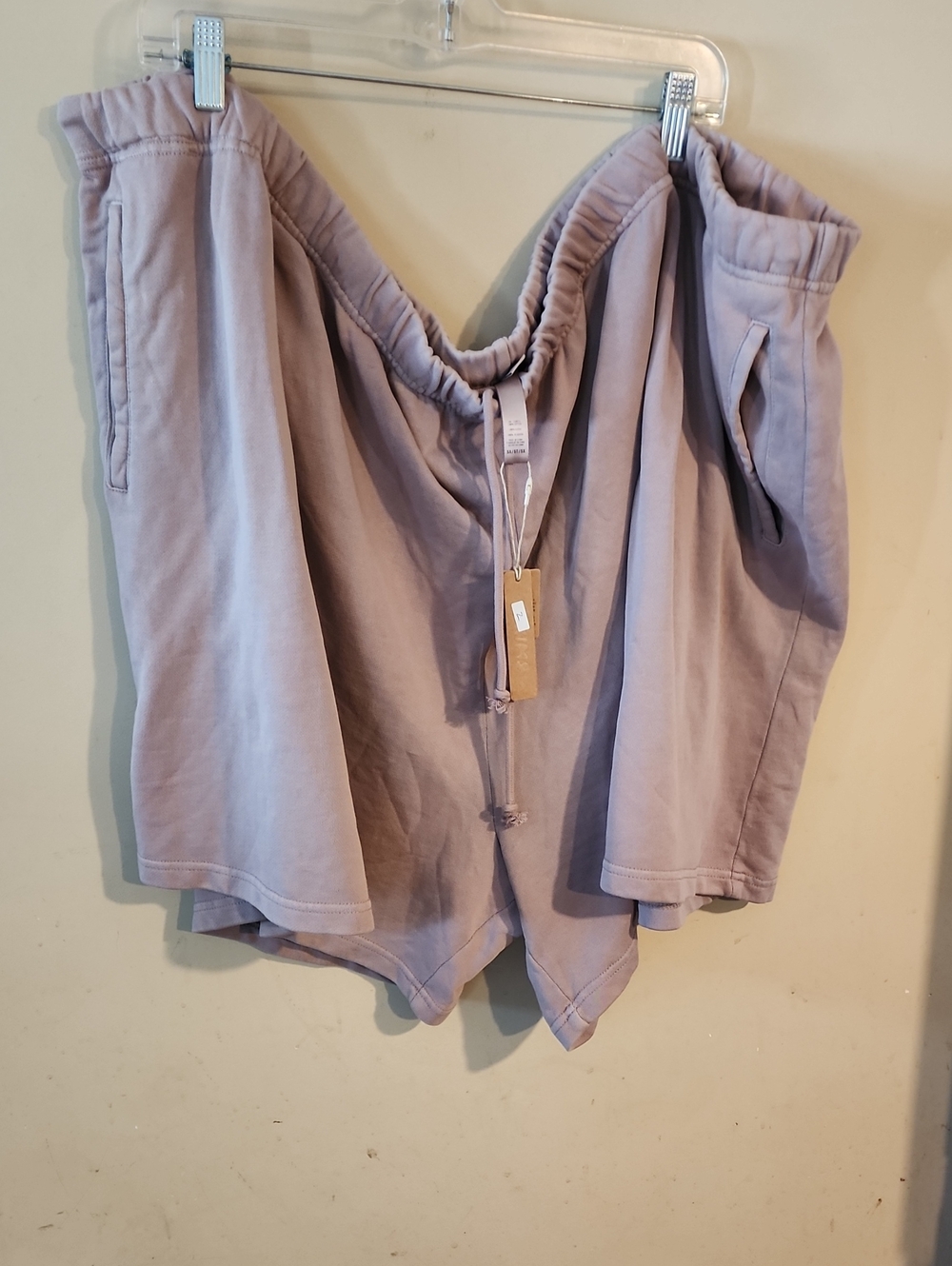 SKIMS Lavender High-Waist Lounge Shorts